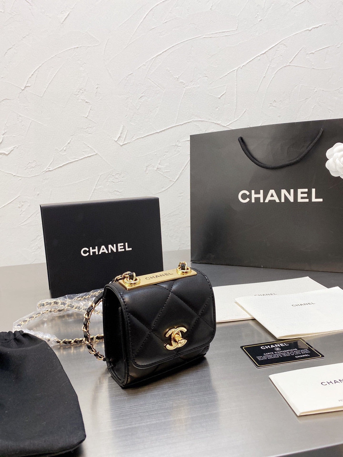 Mini-Box-Ketten-Tasche