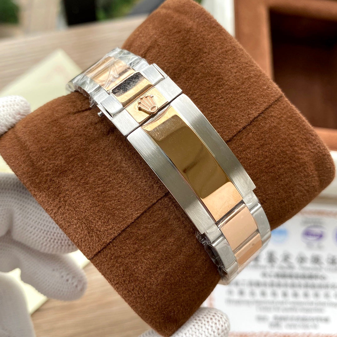 5-Style Luxury Collection (Silver, Gold, Rose Gold & Two-Tone), Classic Sport GMT Style