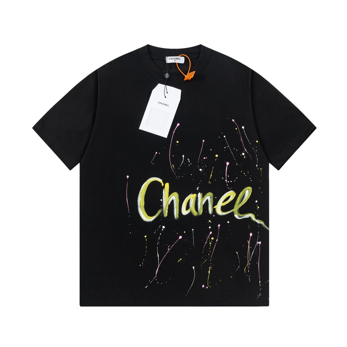 Buntes handgemachtes Graffiti-T-Shirt