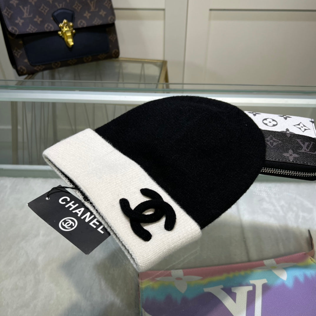 Vielseitige Kaschmir-Beanie-Mütze für Damen