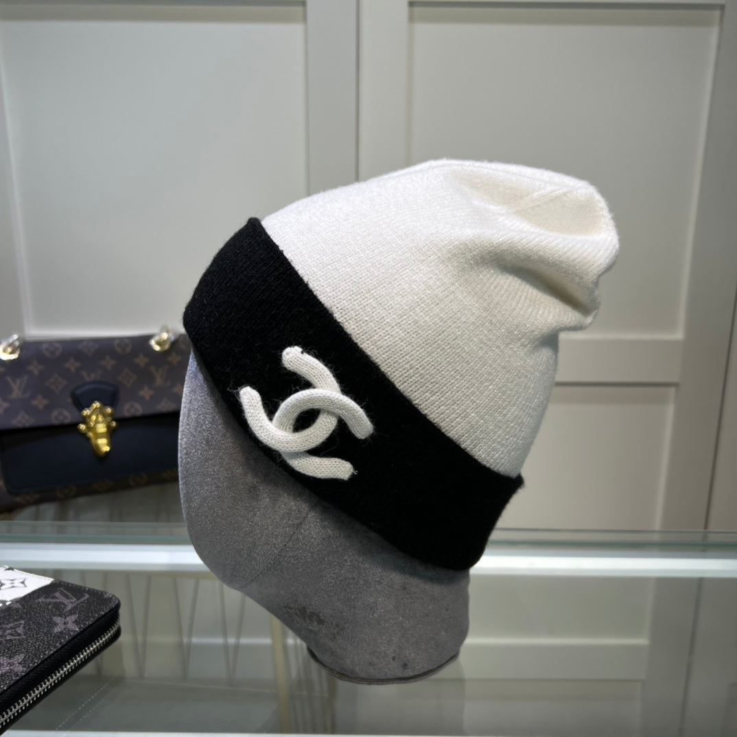Vielseitige Kaschmir-Beanie-Mütze für Damen