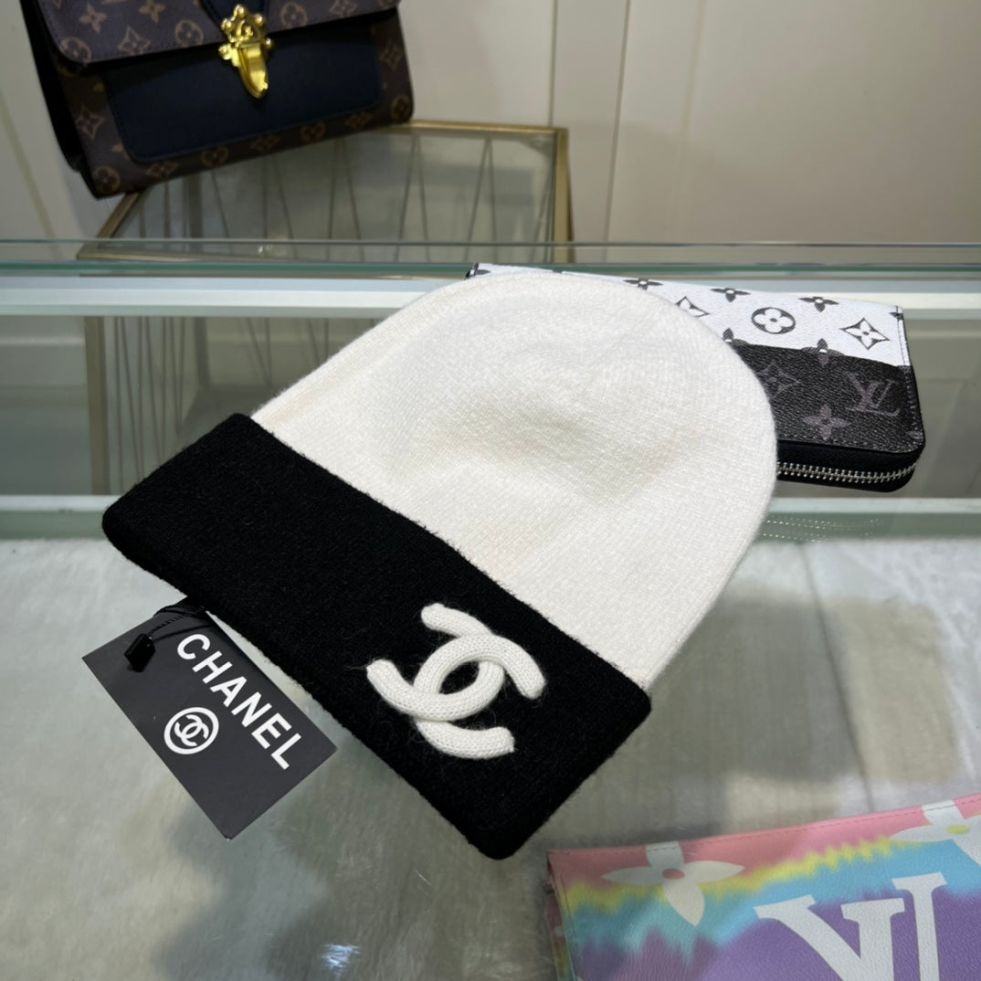 Vielseitige Kaschmir-Beanie-Mütze für Damen