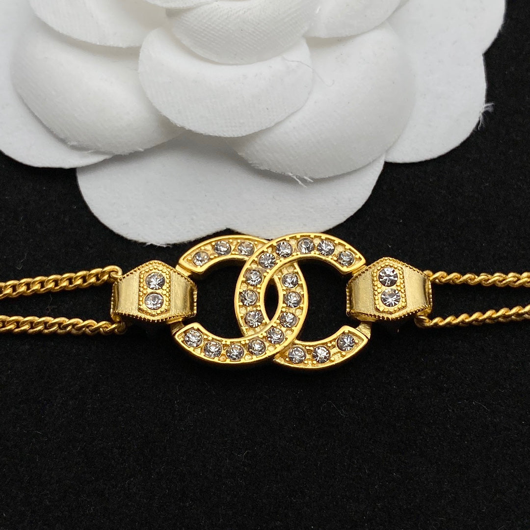 Diamant-Doppelarmband