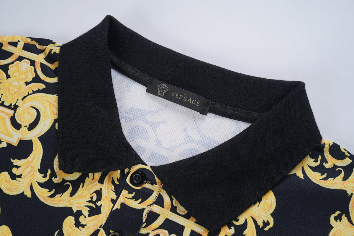Luxuriöses bedrucktes POLO-Shirt