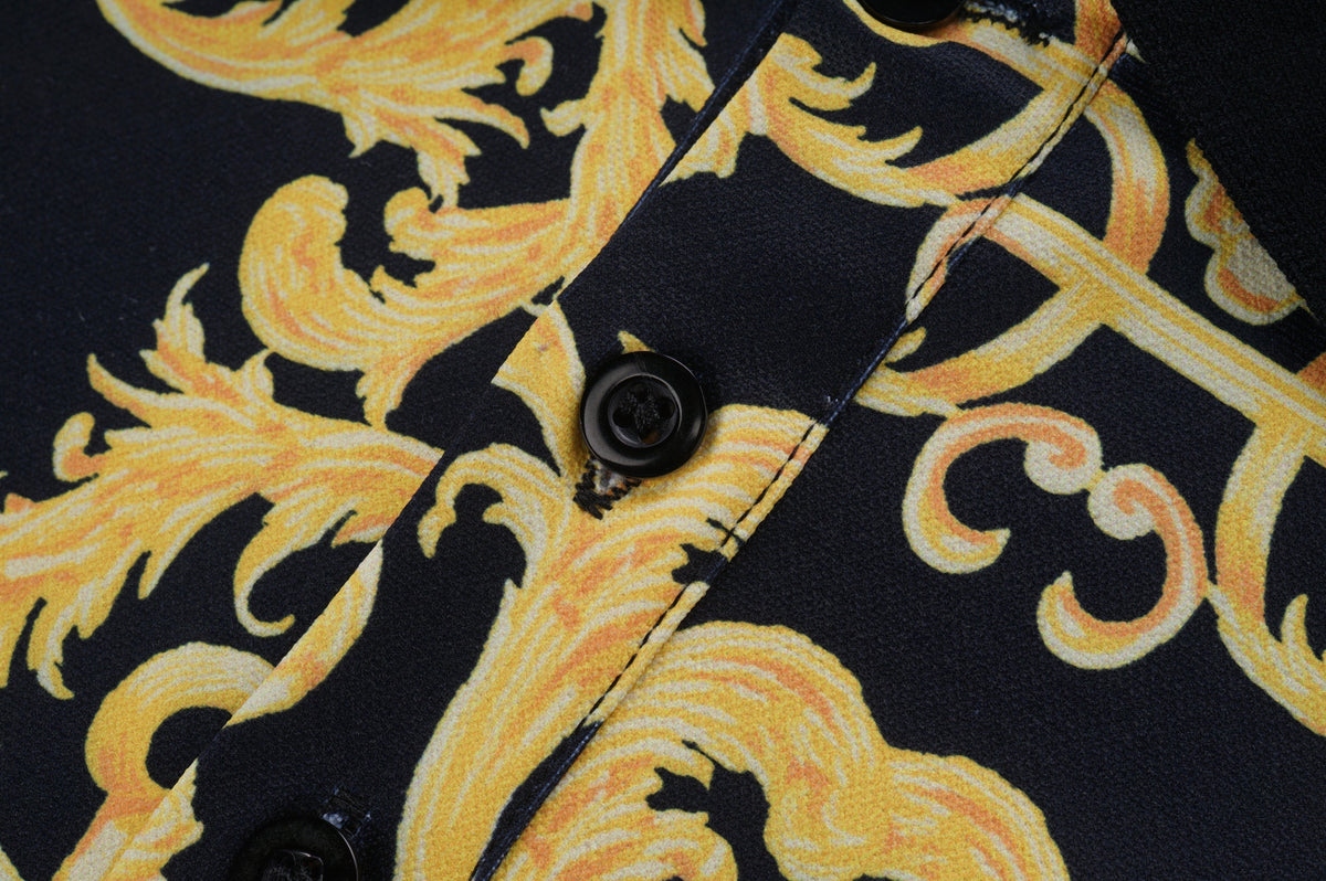 Luxuriöses bedrucktes POLO-Shirt