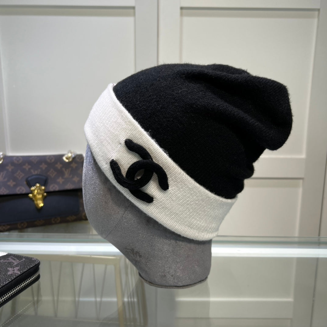 Vielseitige Kaschmir-Beanie-Mütze für Damen