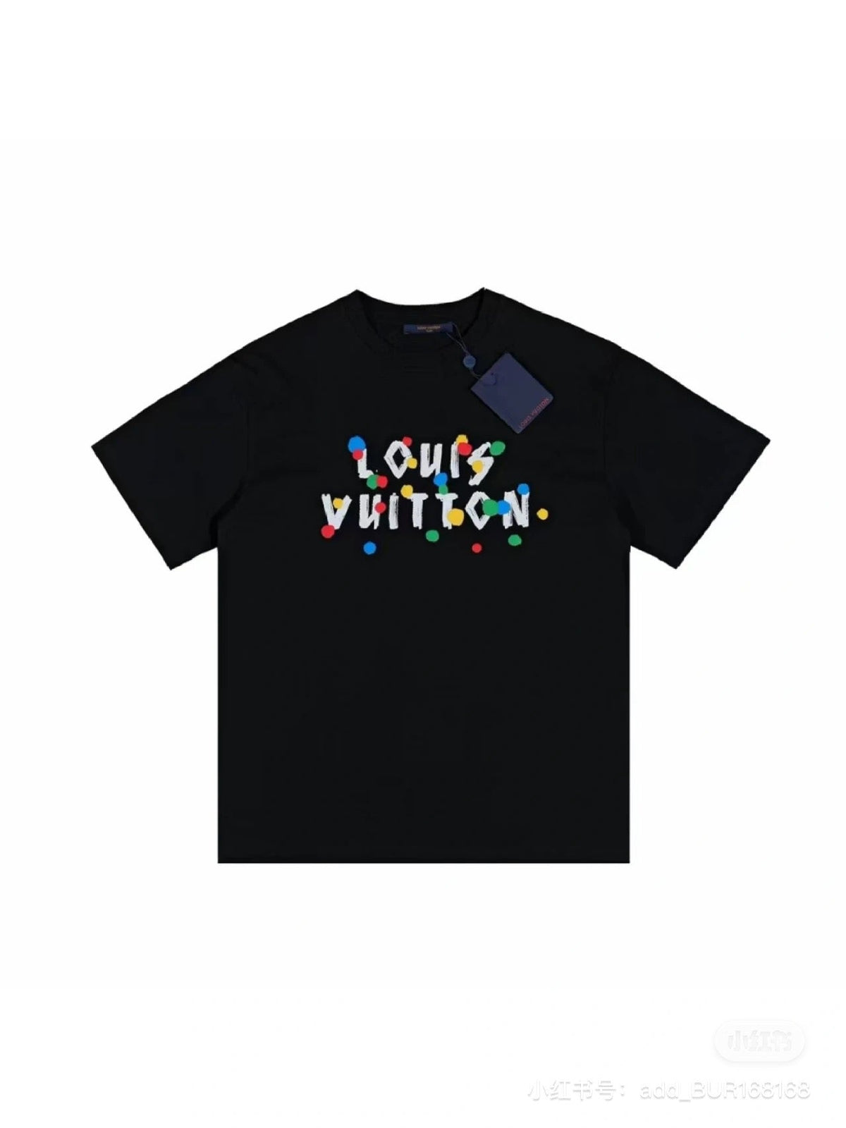 Buchstaben-Print-T-Shirt