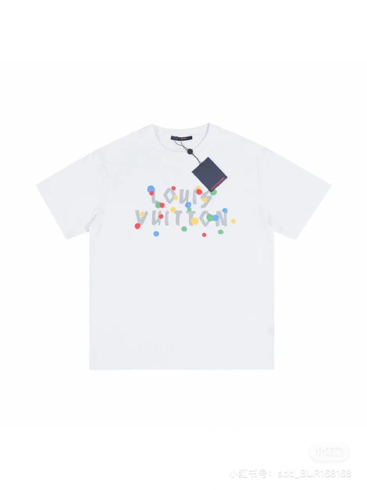 Buchstaben-Print-T-Shirt