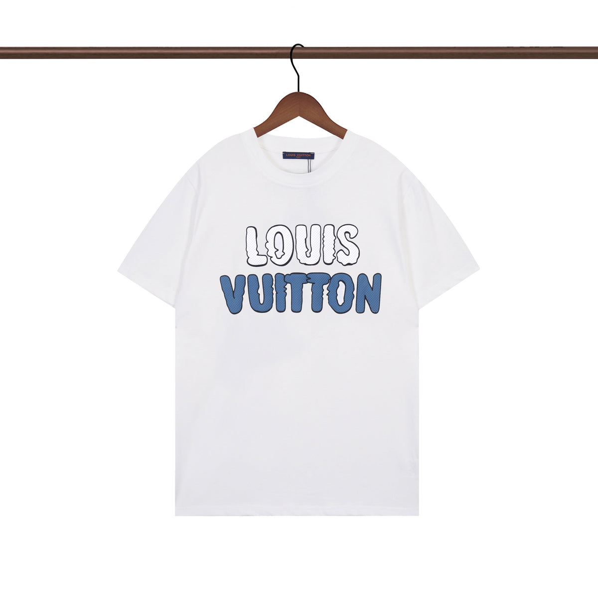 Schlichtes T-Shirt mit Buchstabenaufdruck