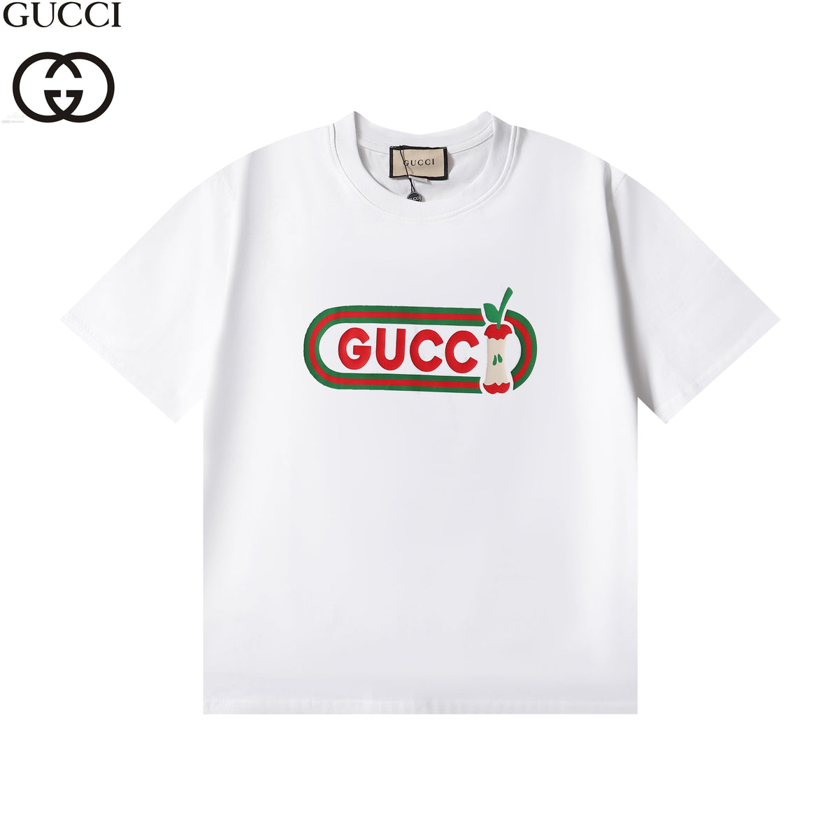 Kreatives Apple-Print-T-Shirt