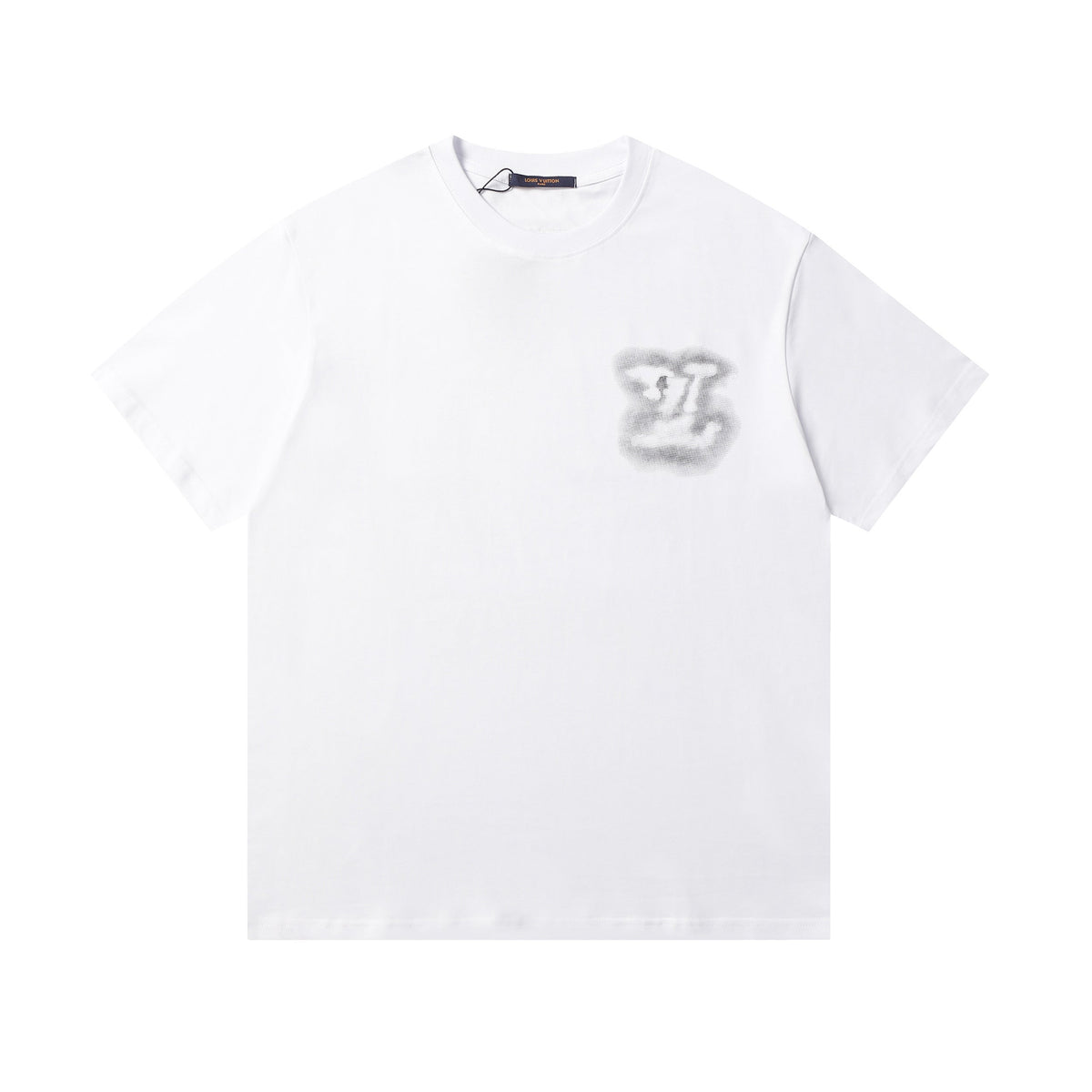 Leinen-gefärbtes bedrucktes T-Shirt