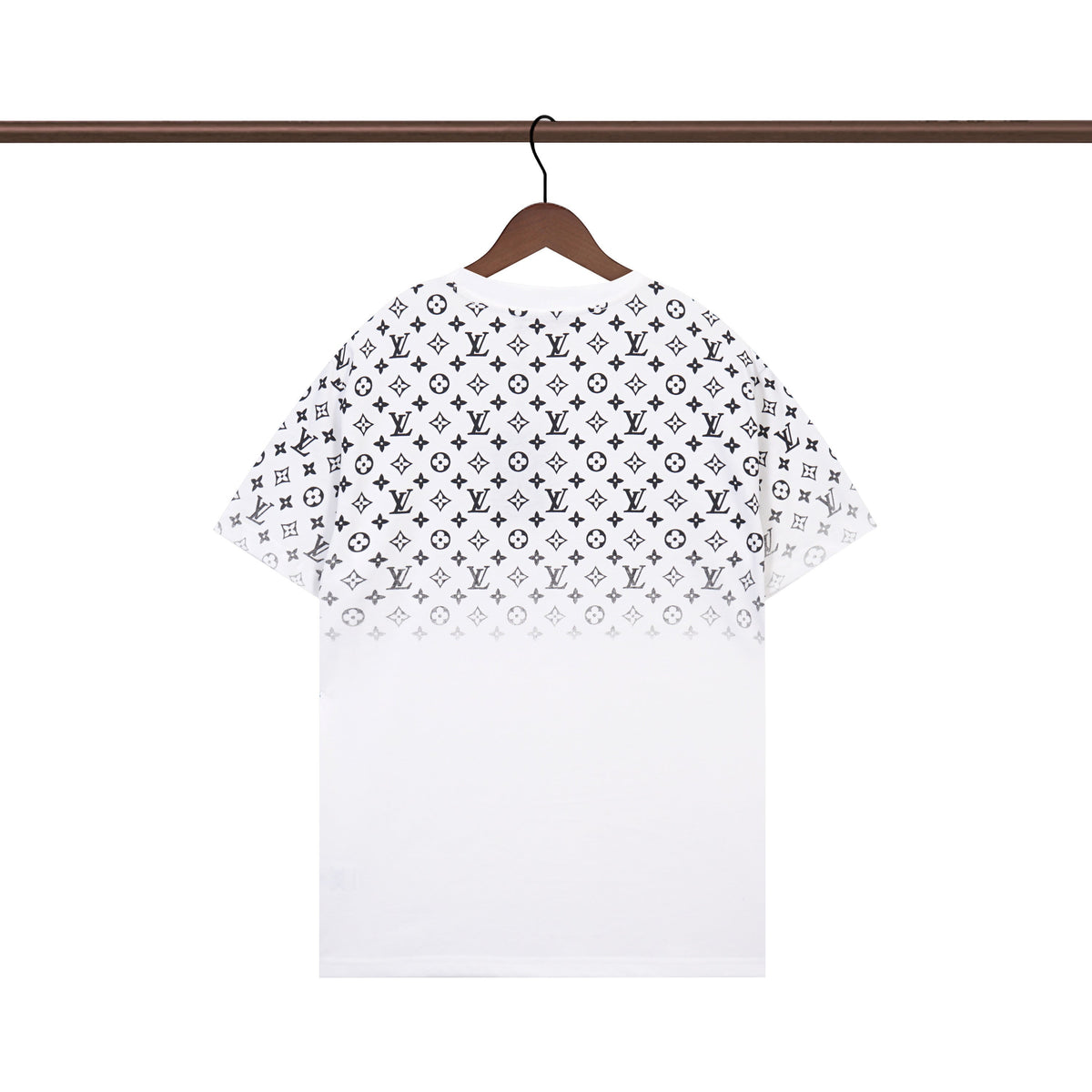 T-Shirt mit Farbverlauf-Buchstabenprint