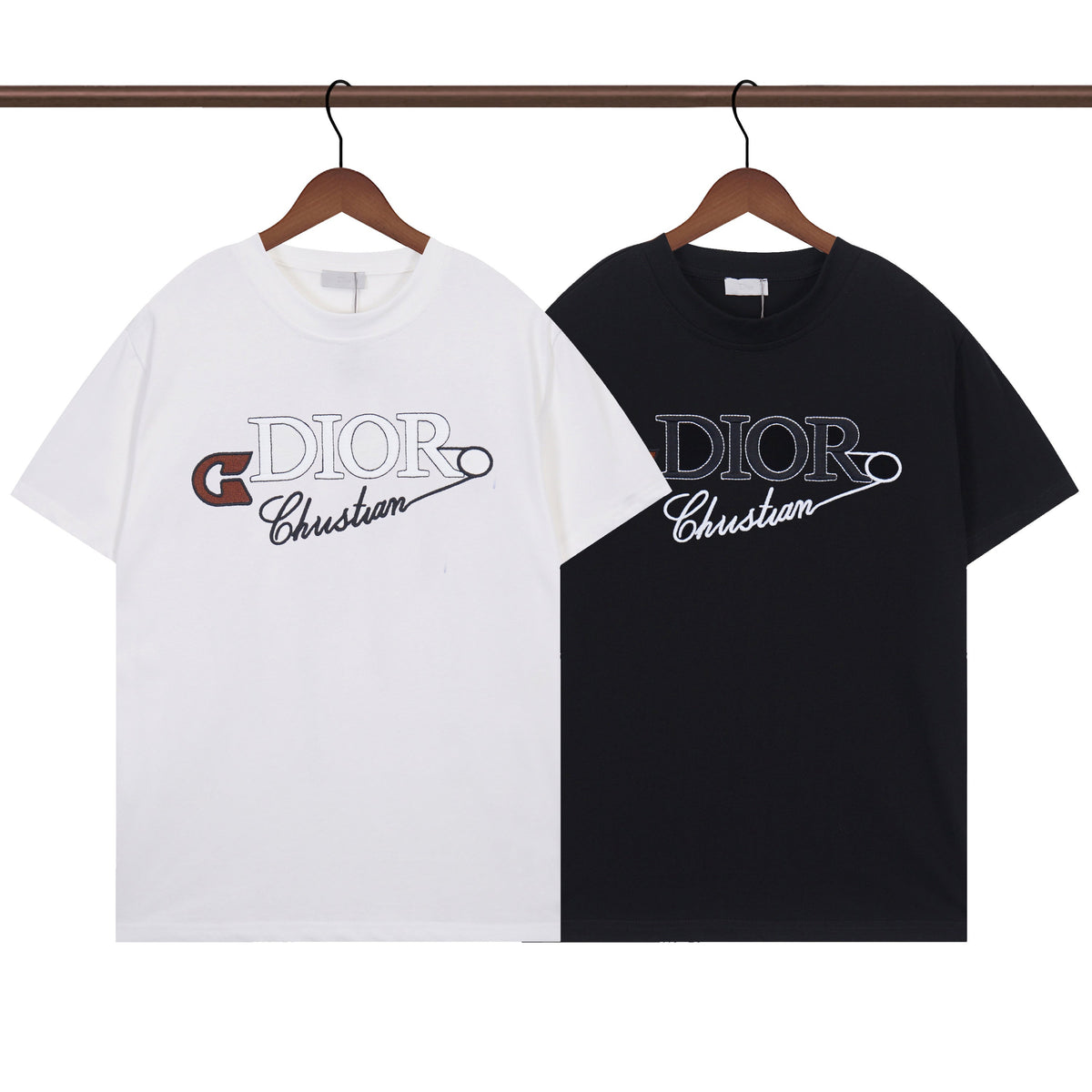 Vintage bedrucktes Baumwoll-T-Shirt