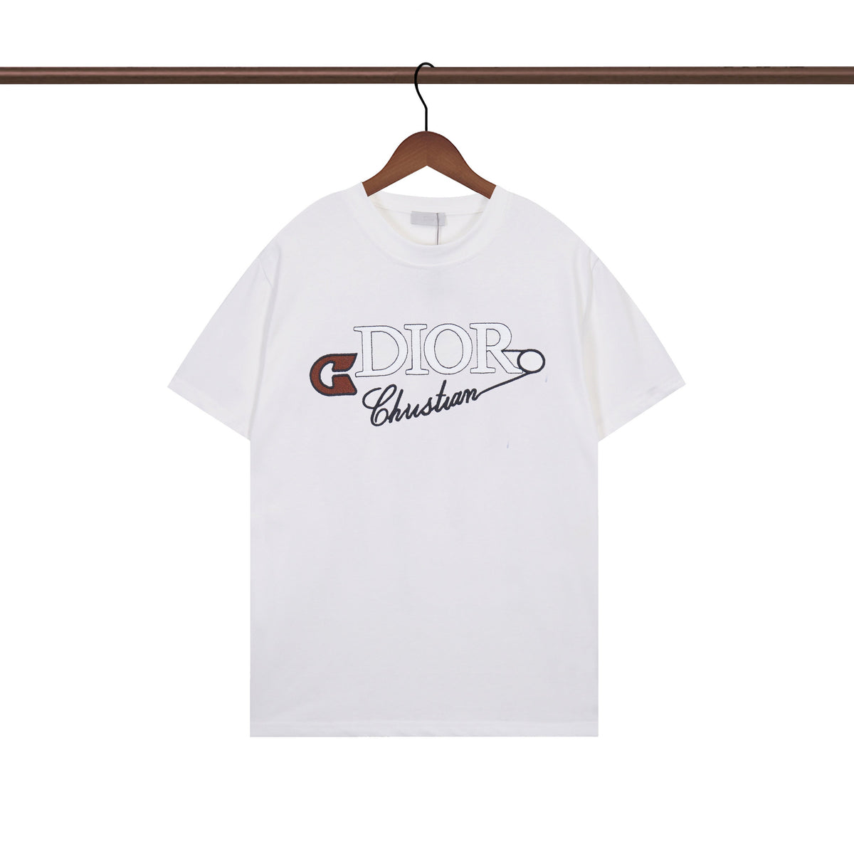 Vintage bedrucktes Baumwoll-T-Shirt