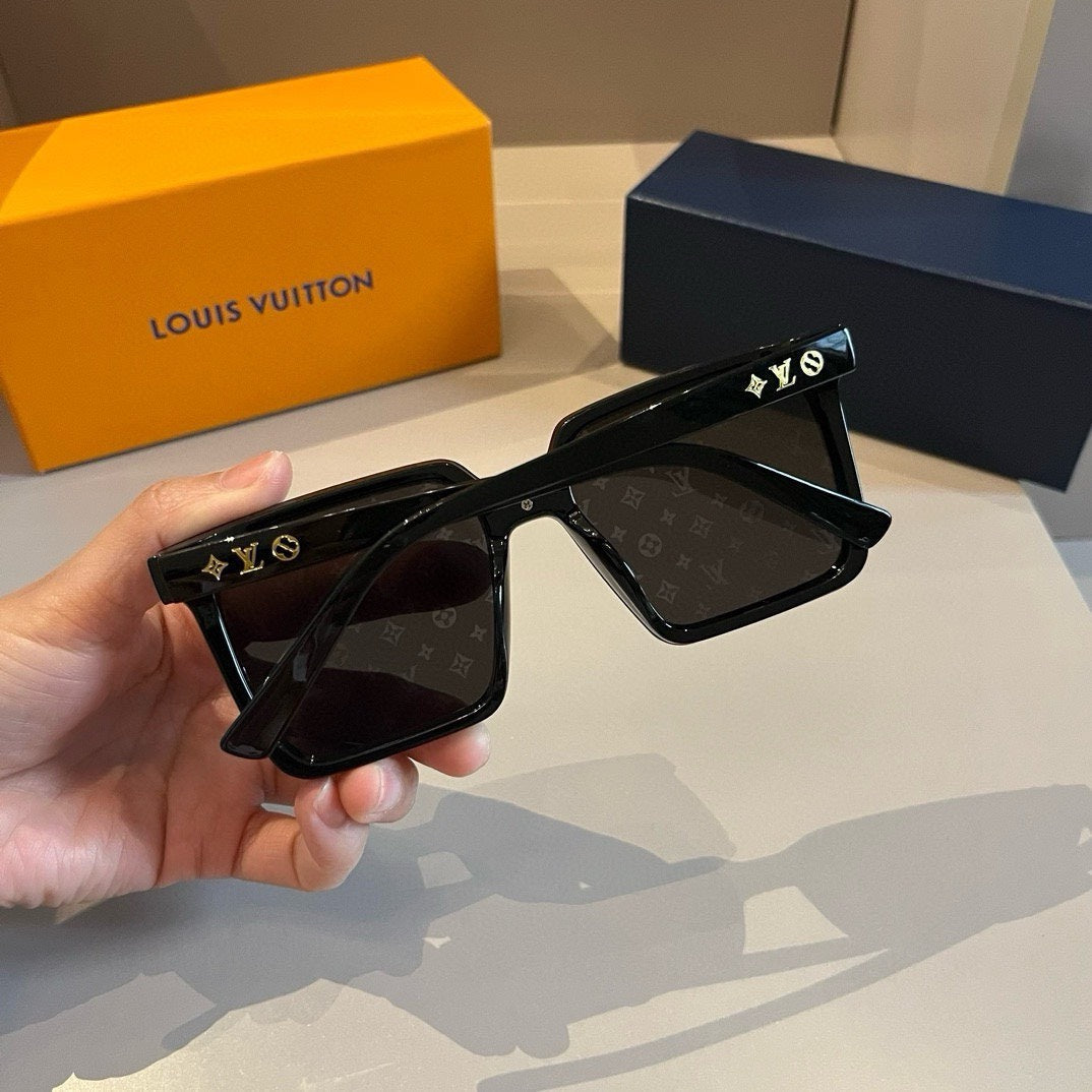 Unisex Coole Monogramm One Piece Sonnenbrille