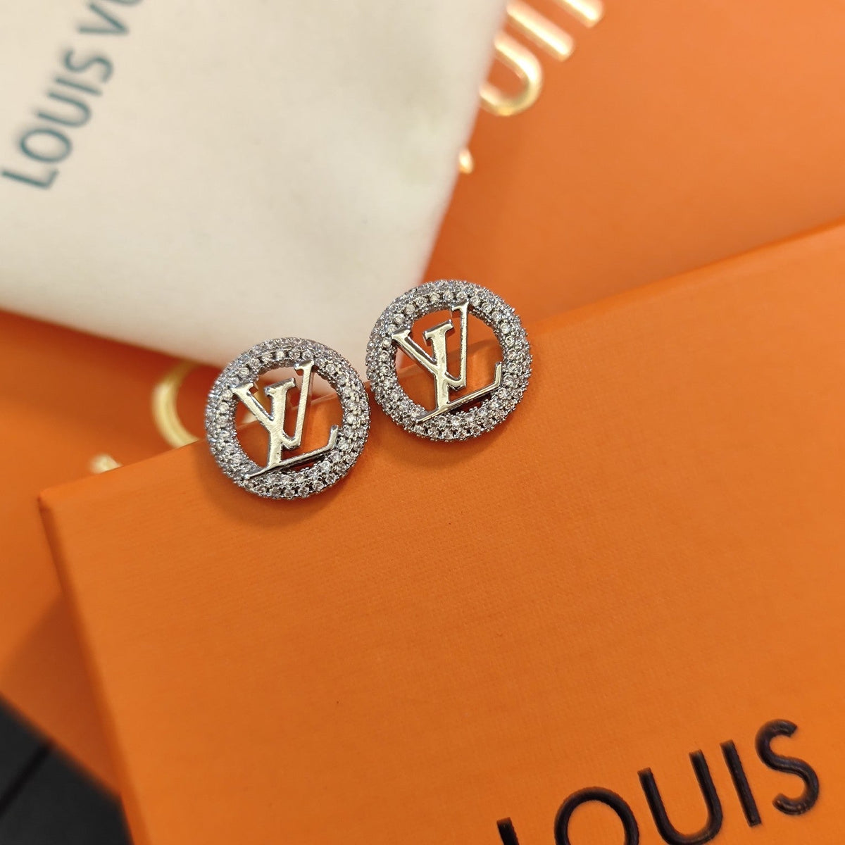 Luxuriöse Diamantohrringe