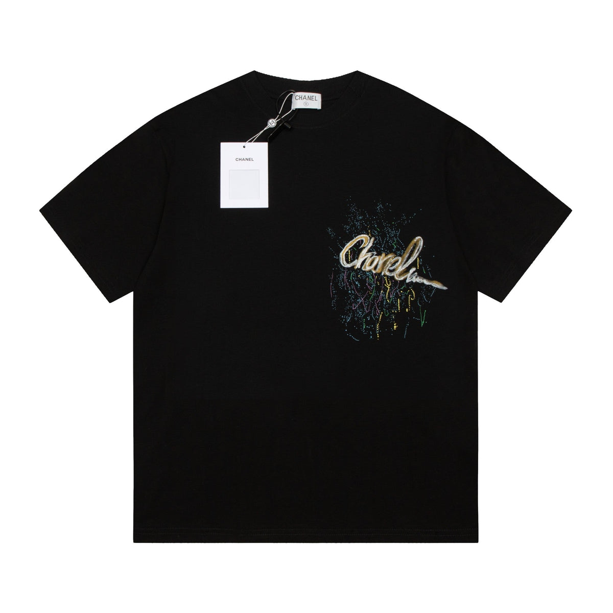 Handbemaltes, sprühbemaltes T-Shirt