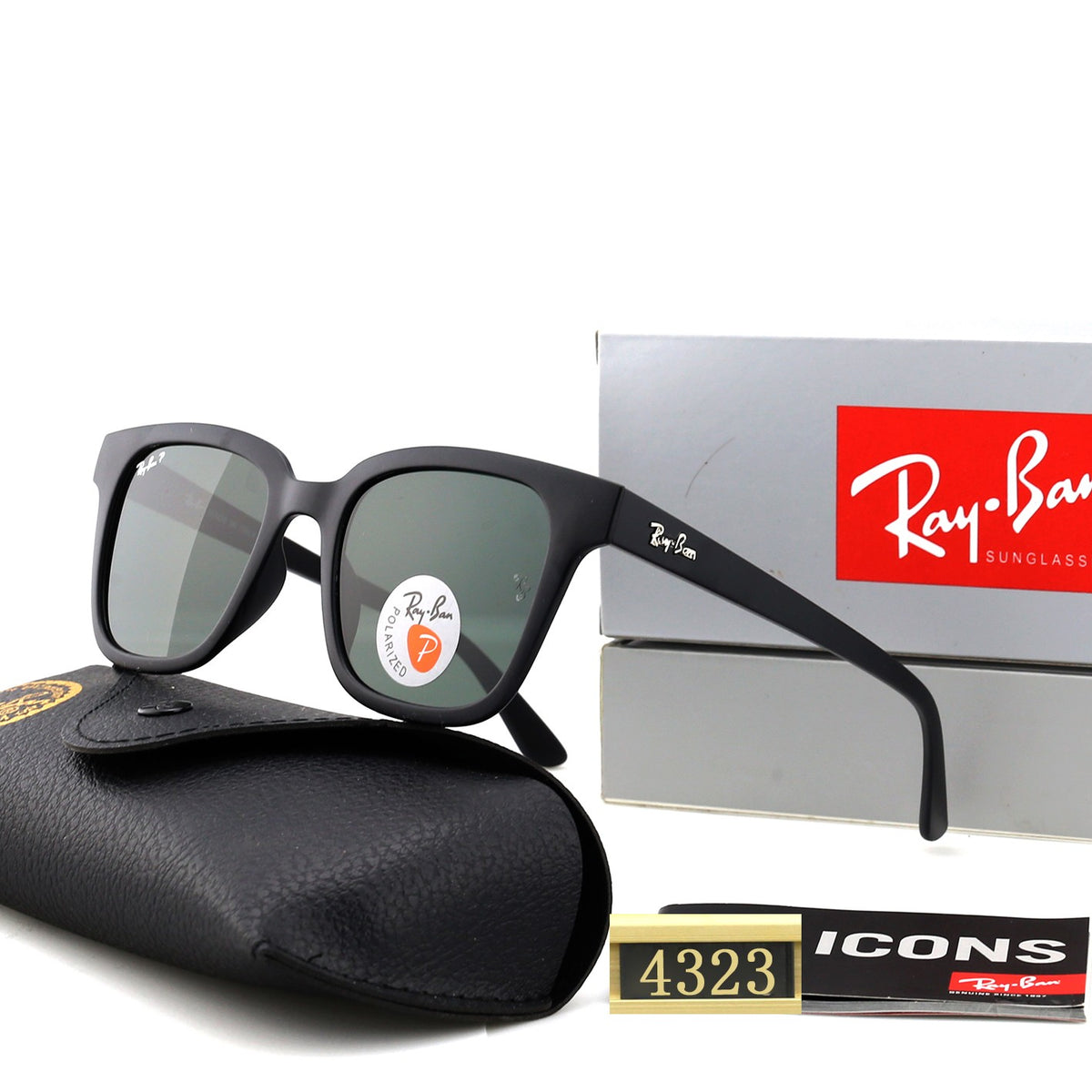 Bold Square Frame Sunglasses - 4323