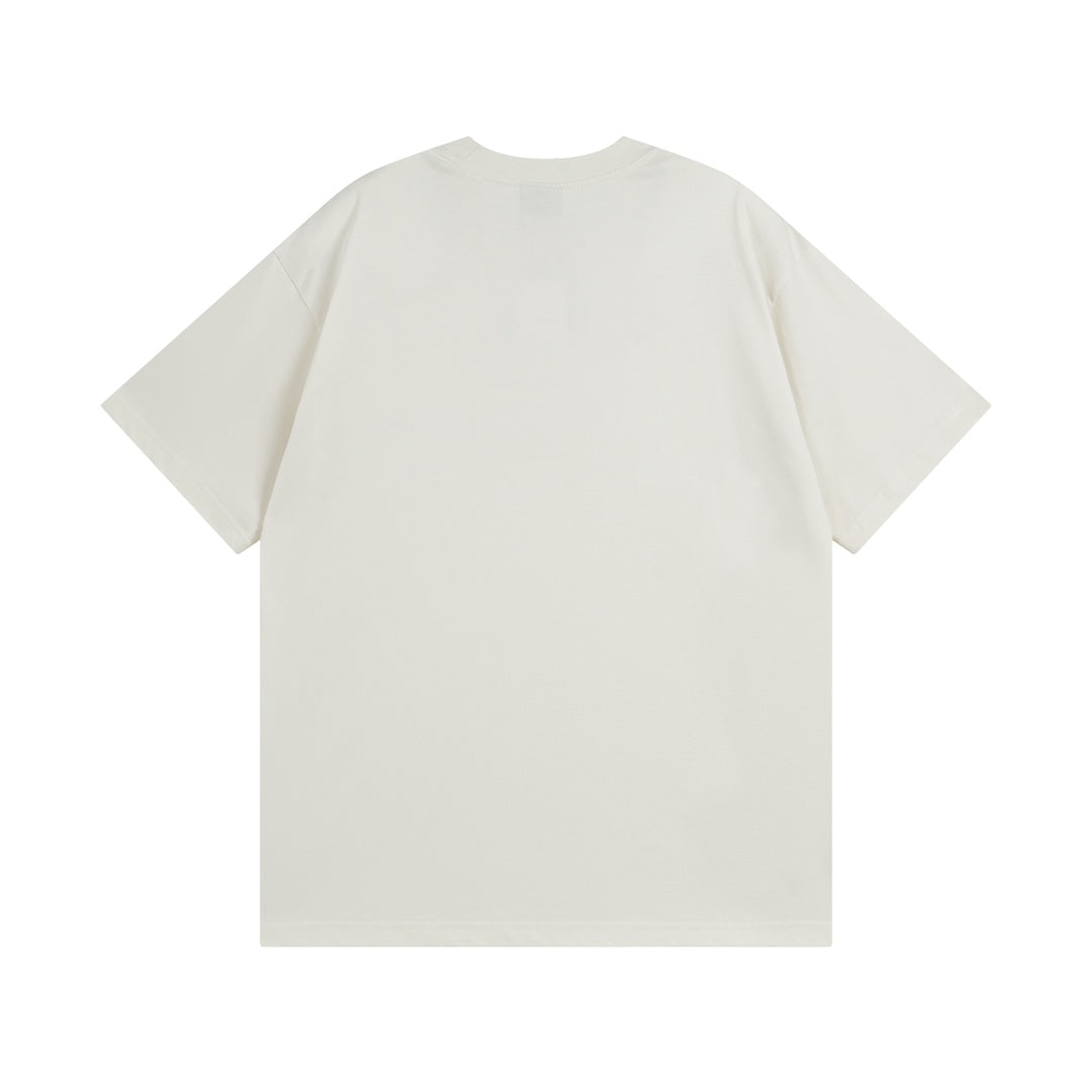 Einfaches T-Shirt mit Buchstaben-Print