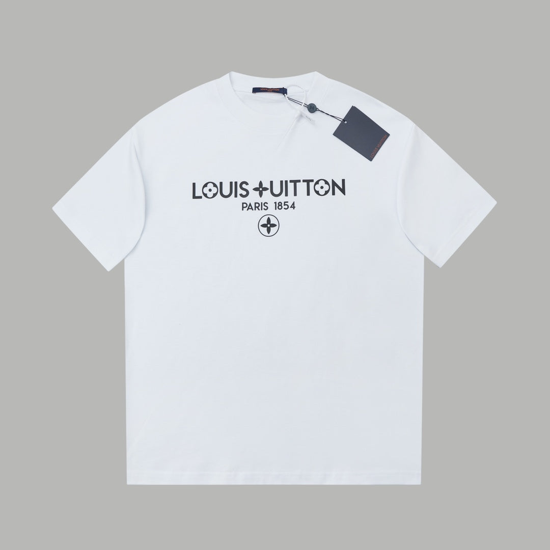 T-Shirt mit einfachem Buchstaben-Print