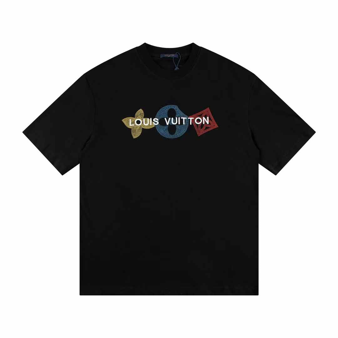 T-Shirt mit Buchstabenmuster
