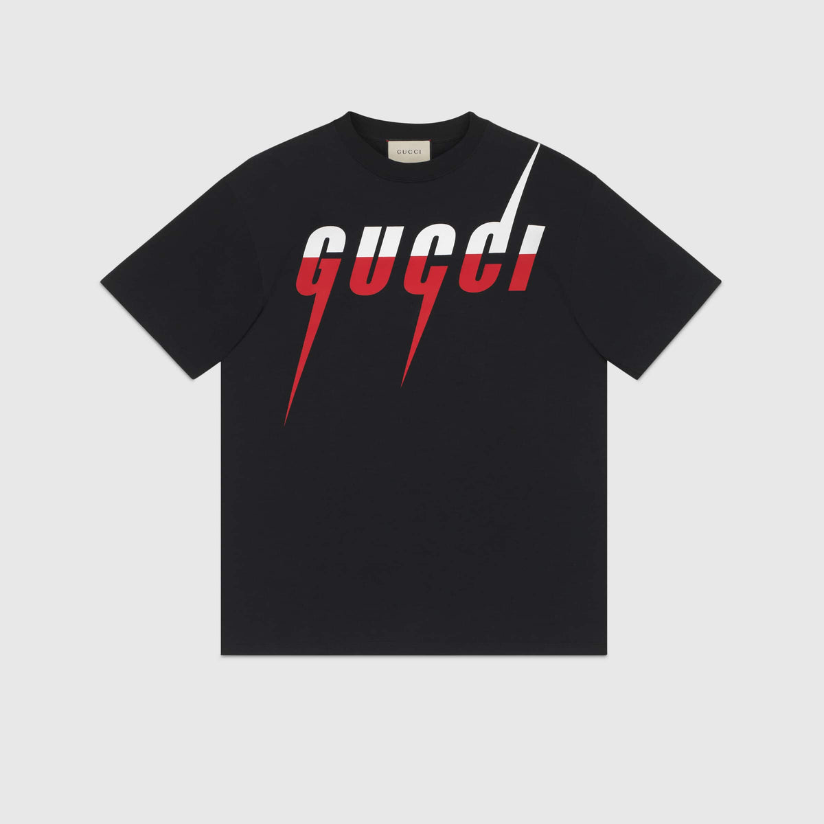 T-SHIRT MIT KLINGEN-PRINT