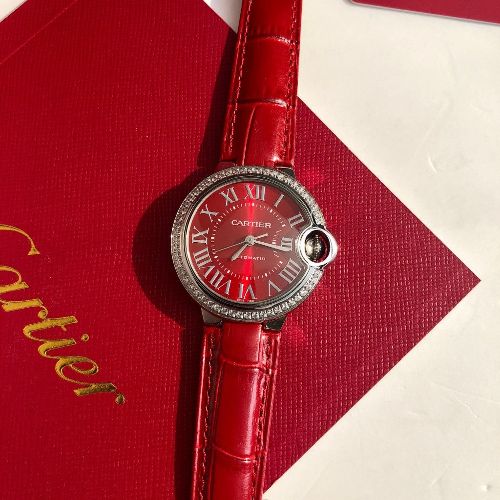 Premium Steel Mechanical Watch 8 Style Options Crystal Bezel Design Elegant Luxury Look