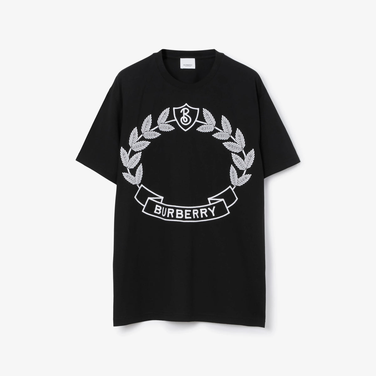 Baumwoll-T-Shirt mit Eichenblatt-Wappen