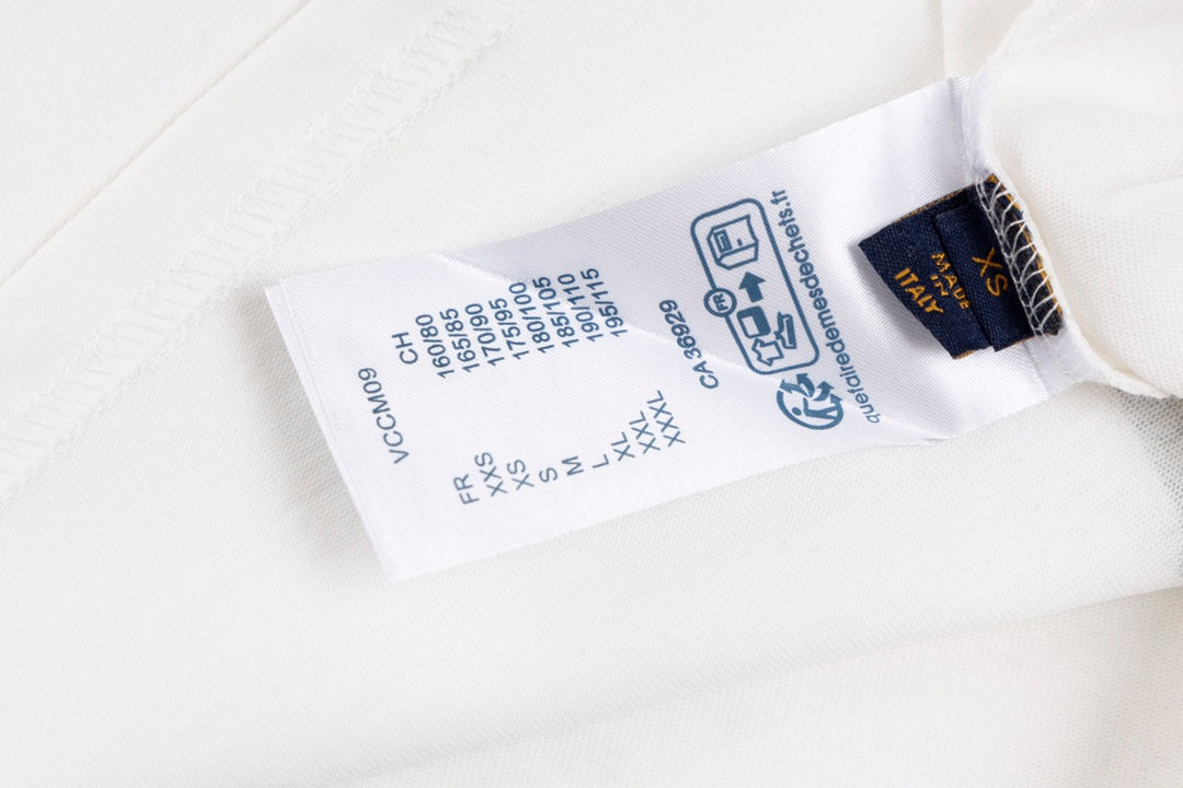 2025FW T-Shirt mit Buchstaben-Print