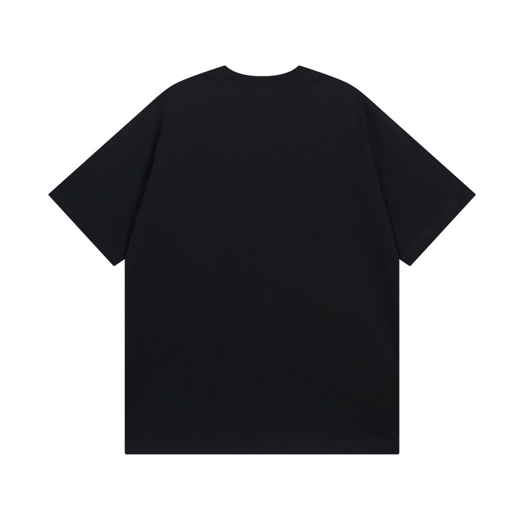 Einfaches T-Shirt mit Buchstaben-Print