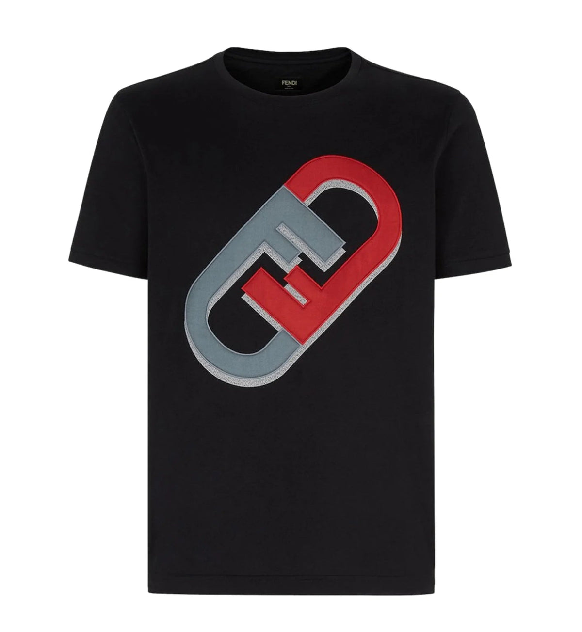 T-Shirt mit Schloss-Print