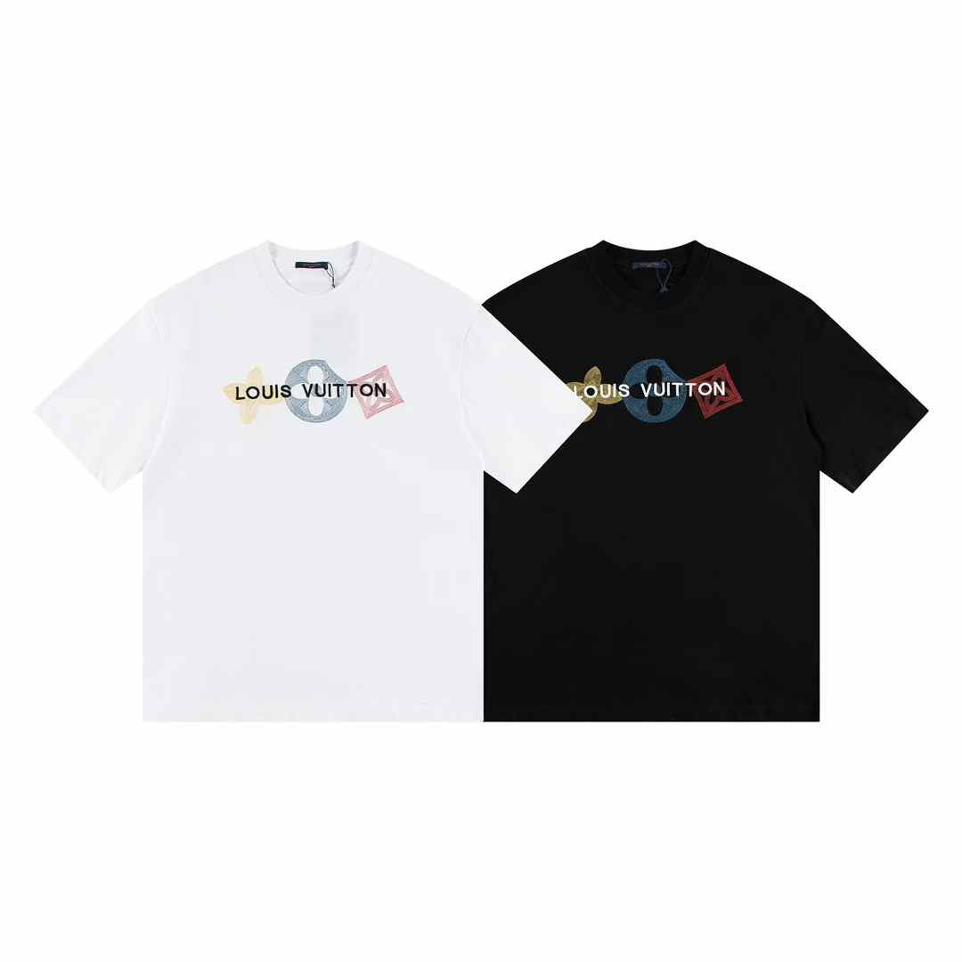 T-Shirt mit Buchstabenmuster