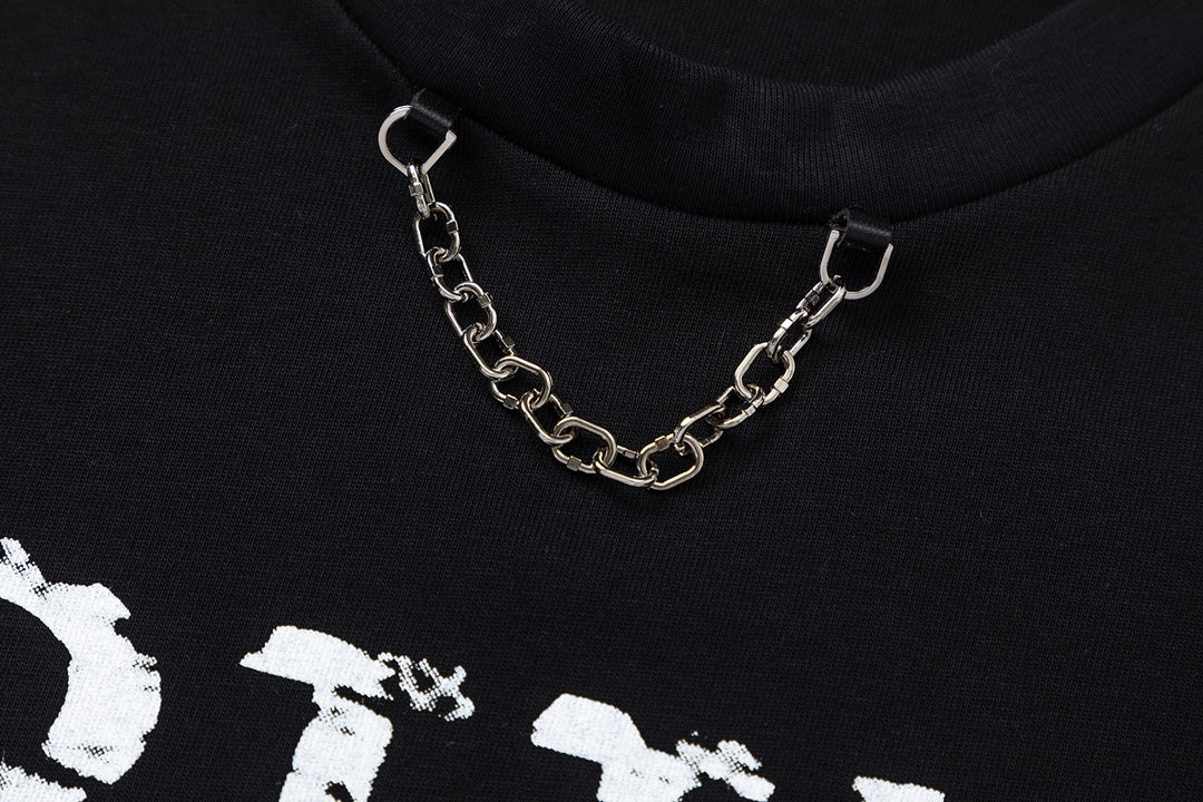 Metallic-Ketten-T-Shirt