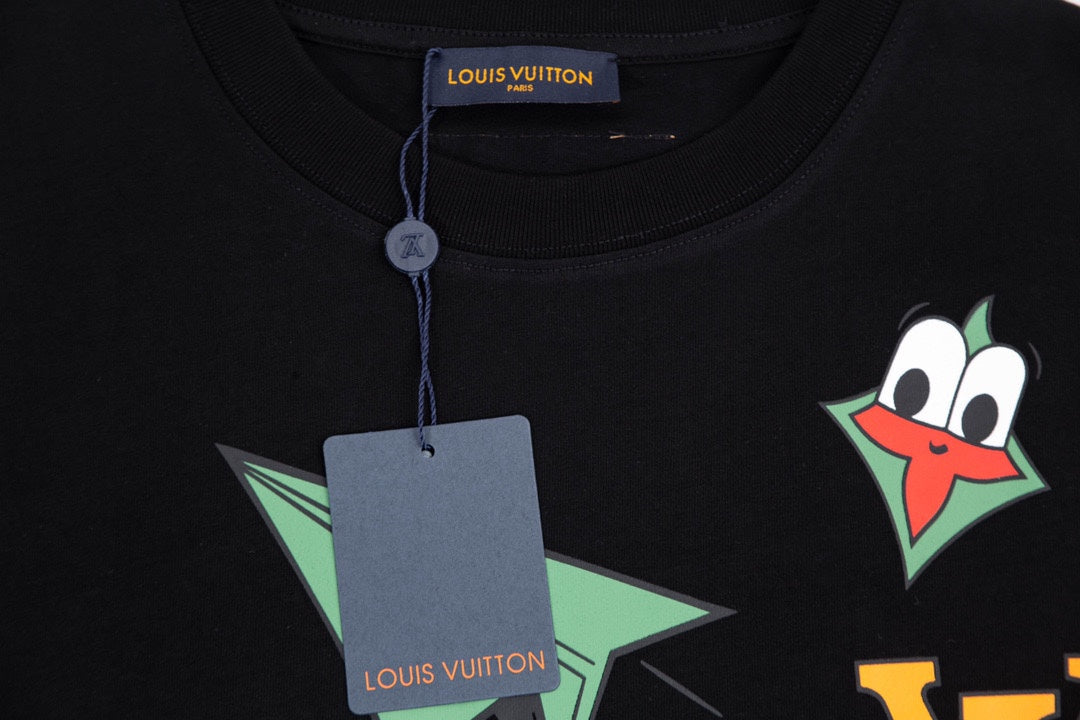 Baumwoll-T-Shirt mit Cartoon-Print