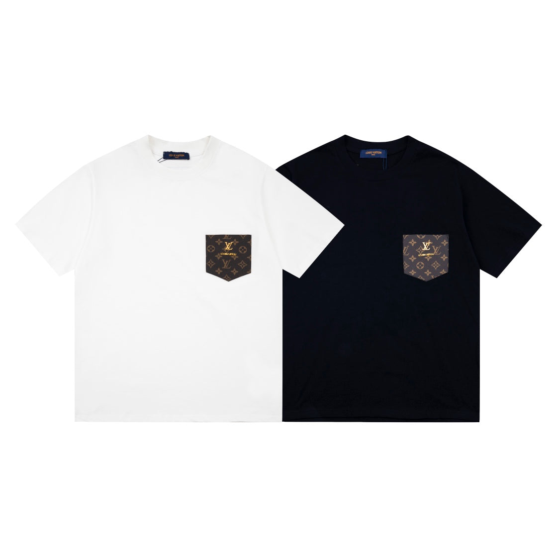Leder-Tasche Einfaches T-Shirt