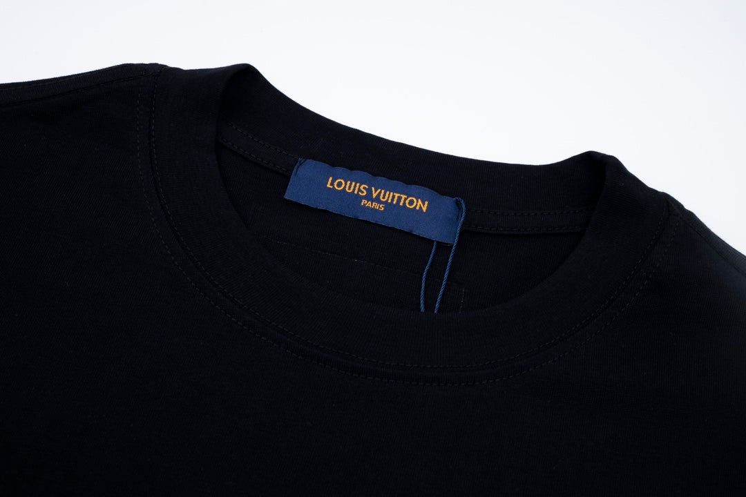 Leder-Tasche Einfaches T-Shirt