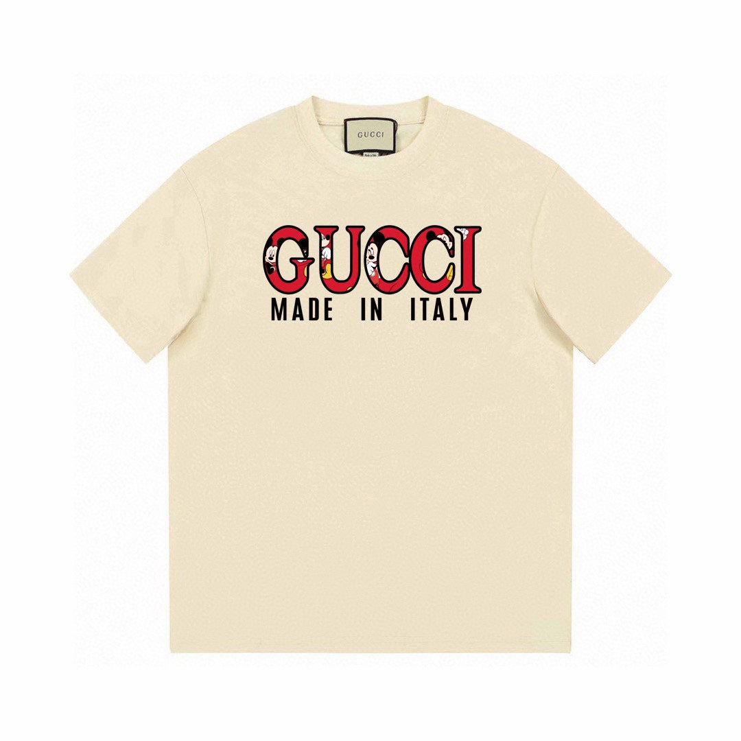 Bedrucktes T-Shirt, Hergestellt in Italien