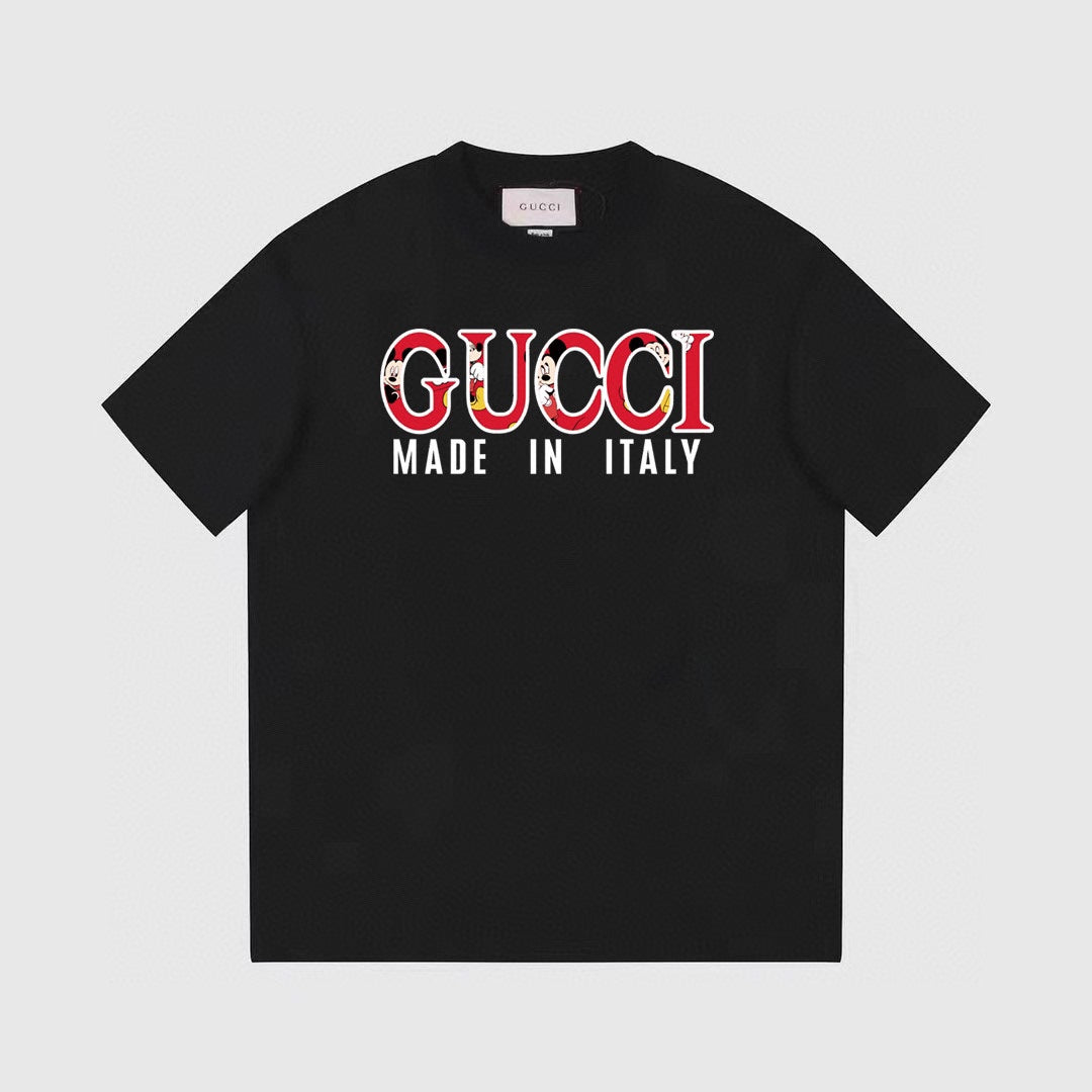 Bedrucktes T-Shirt, Hergestellt in Italien
