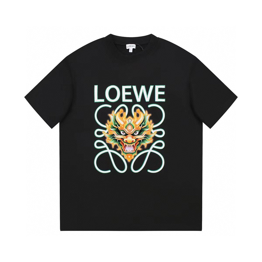 T-Shirt mit Drachenkopf-Print