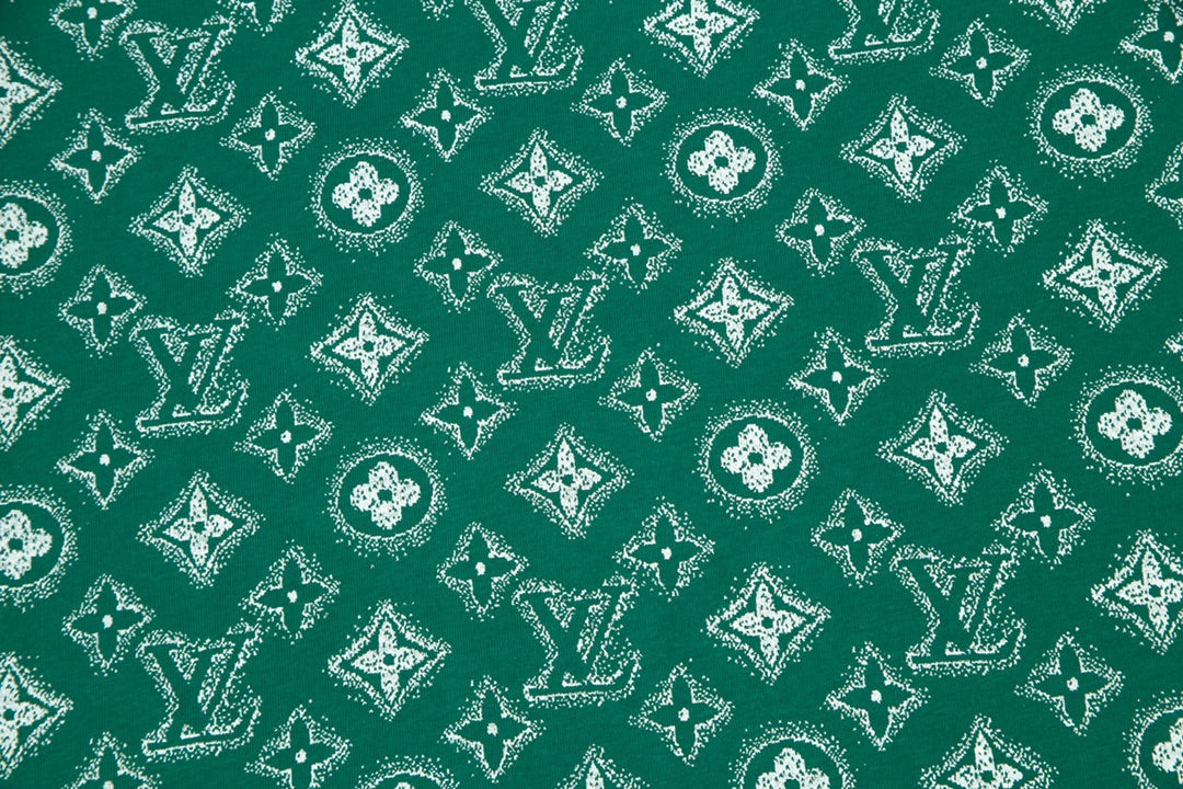 T-Shirt mit Retro-Monogramm-Print