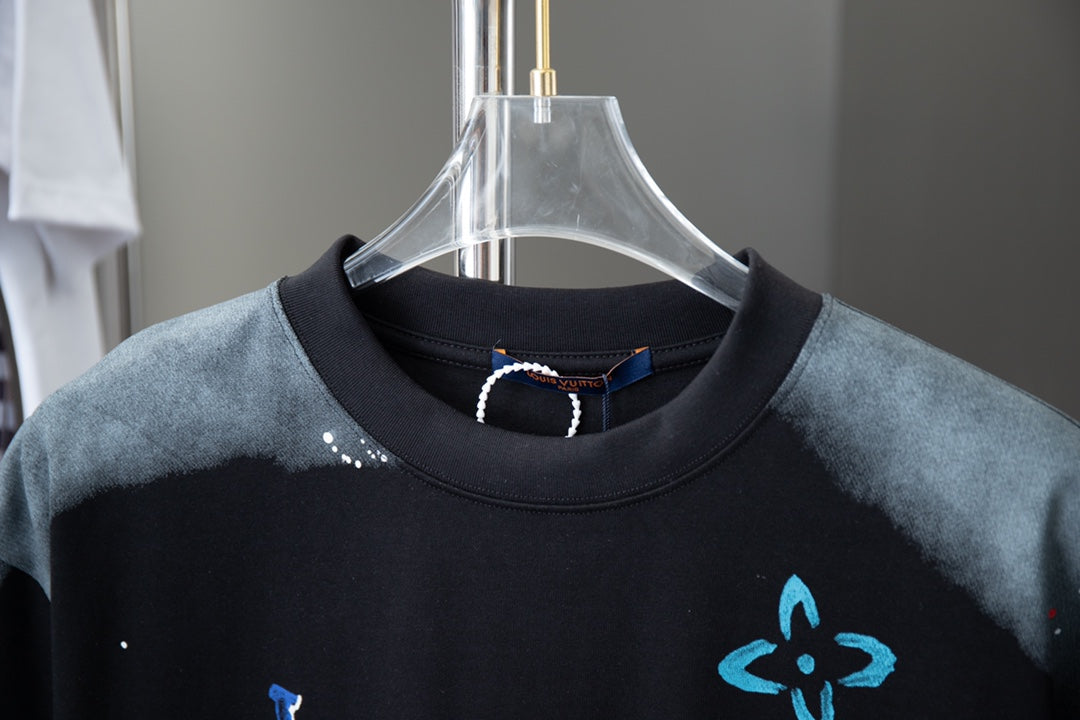 T-Shirt mit Farbverlaufsmuster