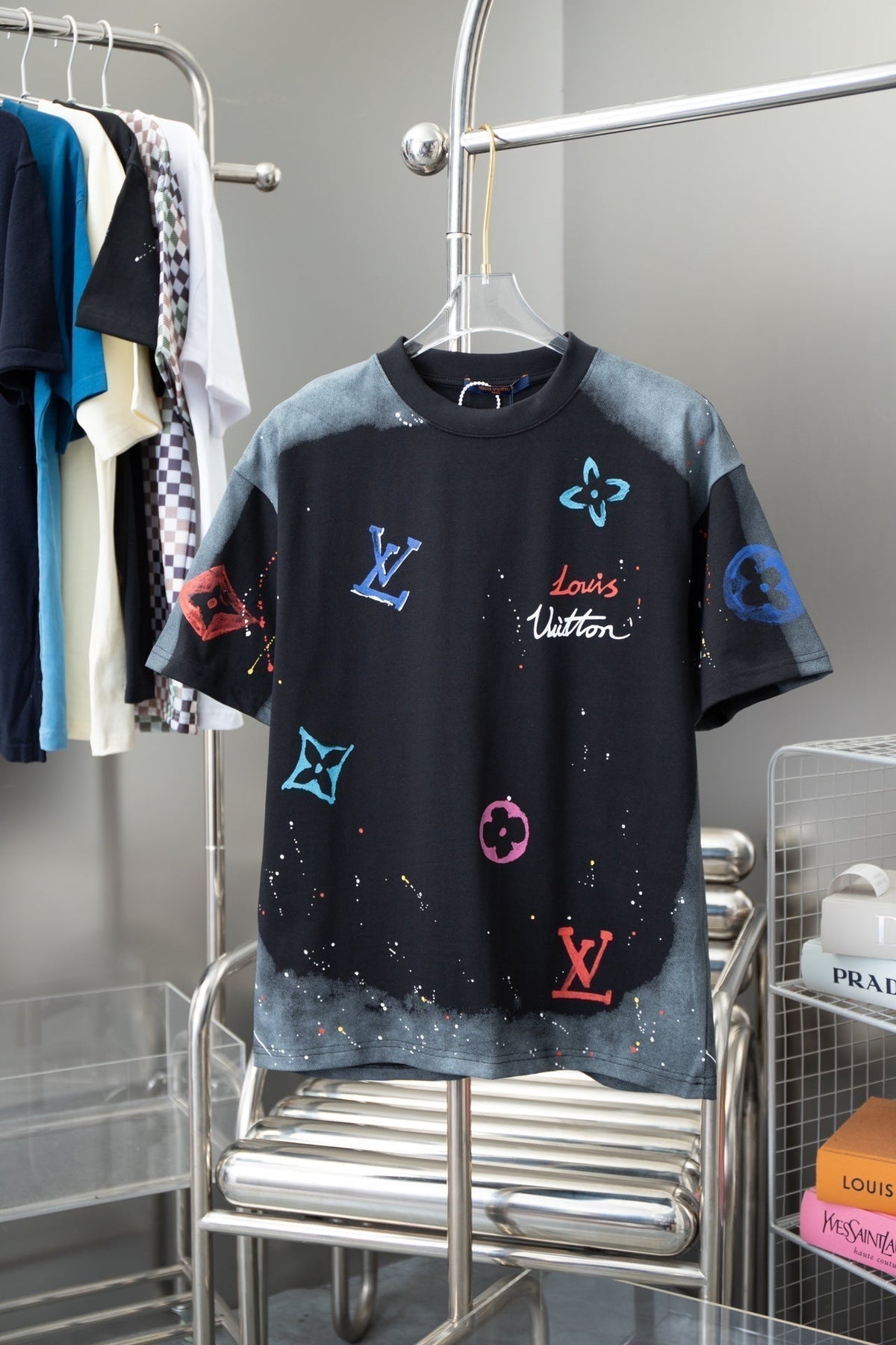 T-Shirt mit Farbverlaufsmuster