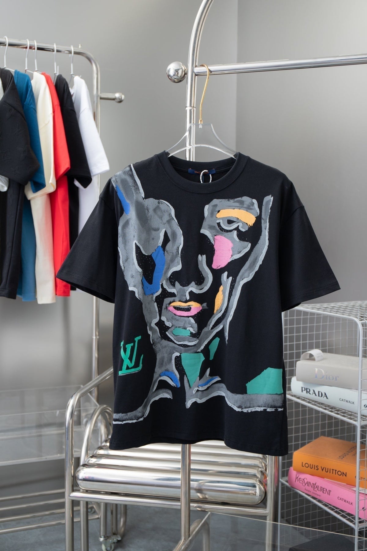 T-Shirt mit Gesichtsdruck