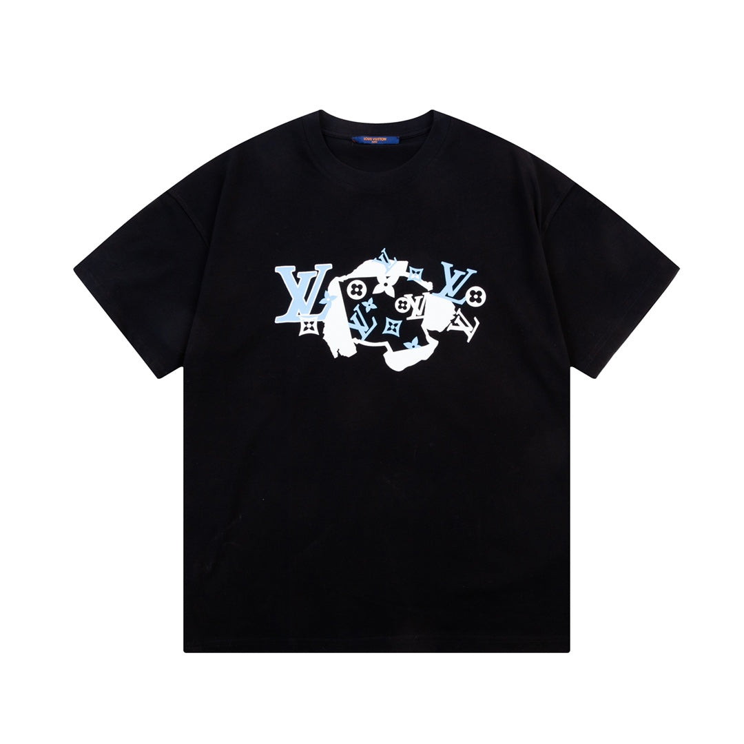 T-Shirt mit unregelmäßigem Muster