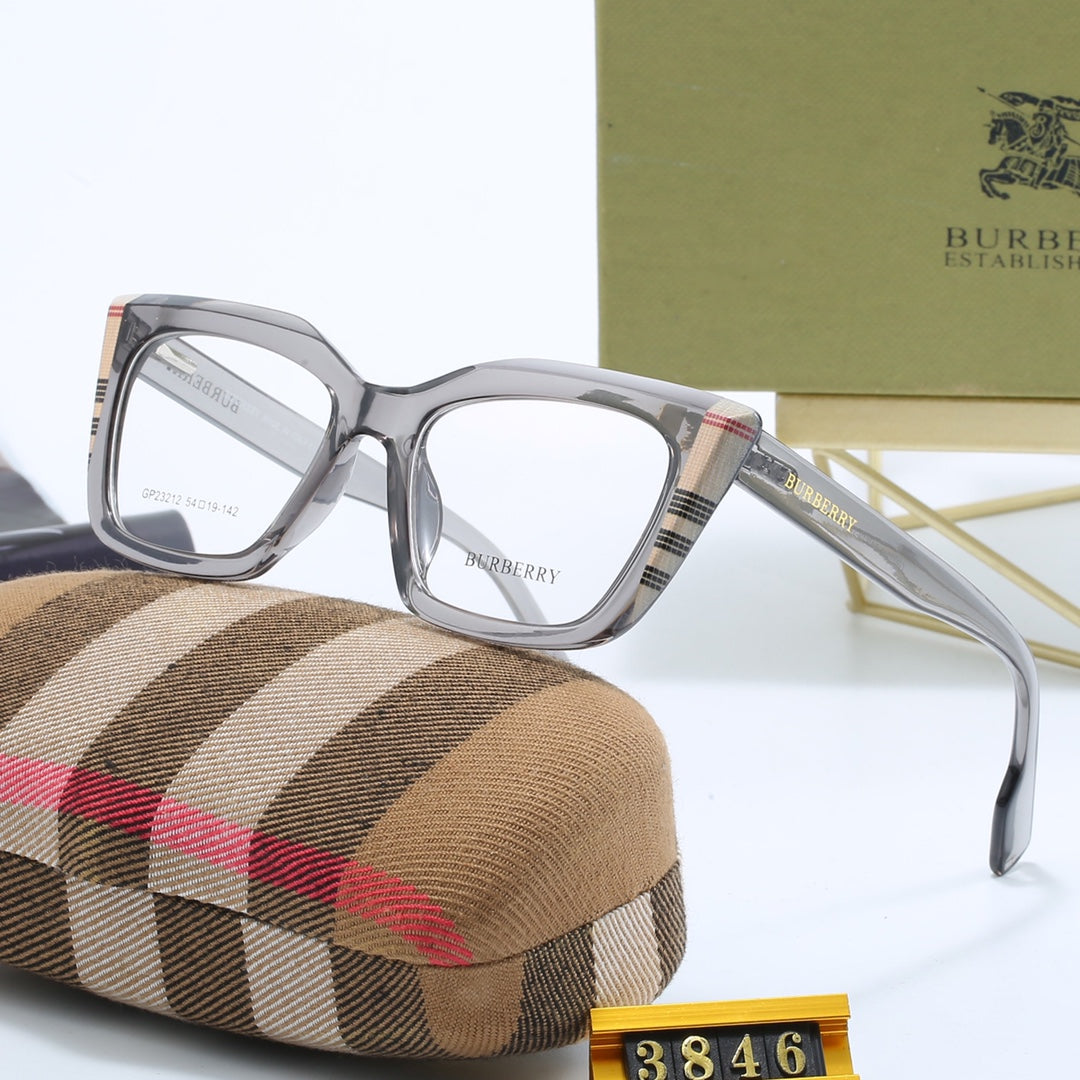 Modische Cateye-Lesebrille im Karodesign