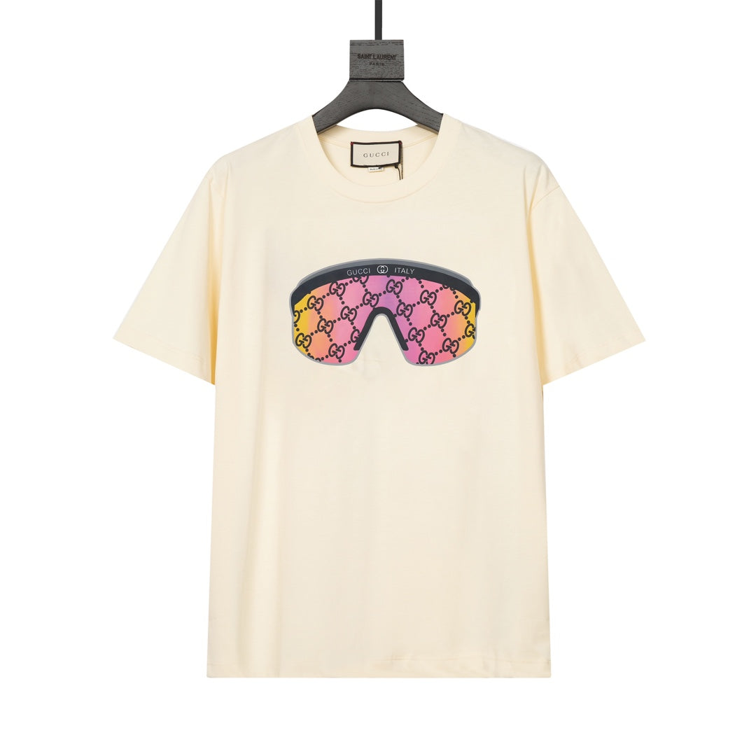 Bedrucktes Baumwoll-T-Shirt