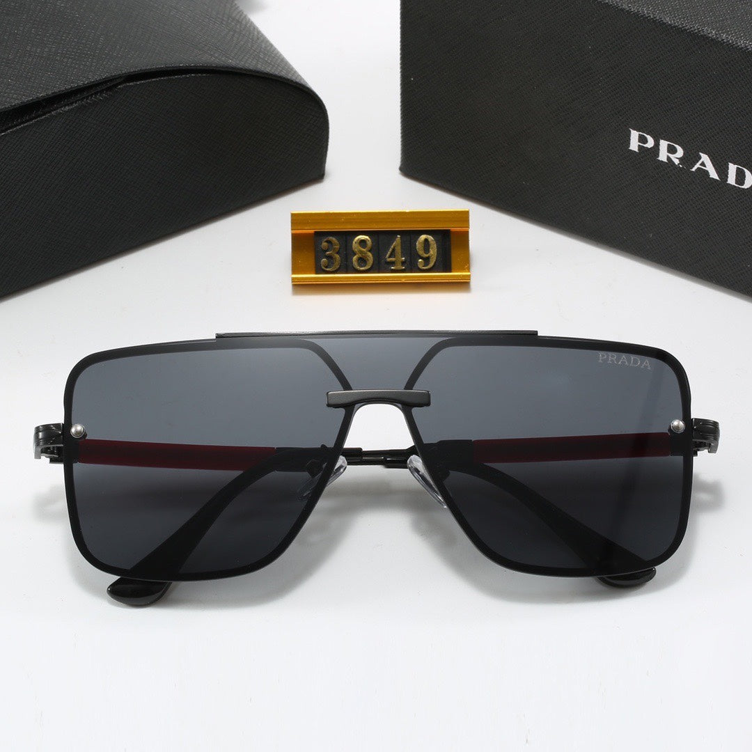 One Piece Coole Metallsonnenbrille