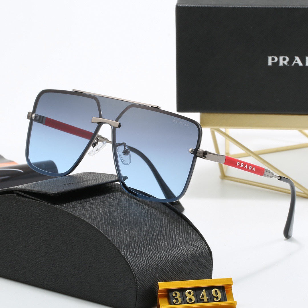One Piece Coole Metallsonnenbrille
