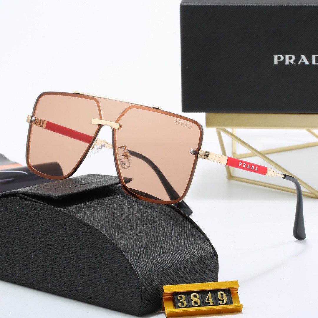 One Piece Coole Metallsonnenbrille