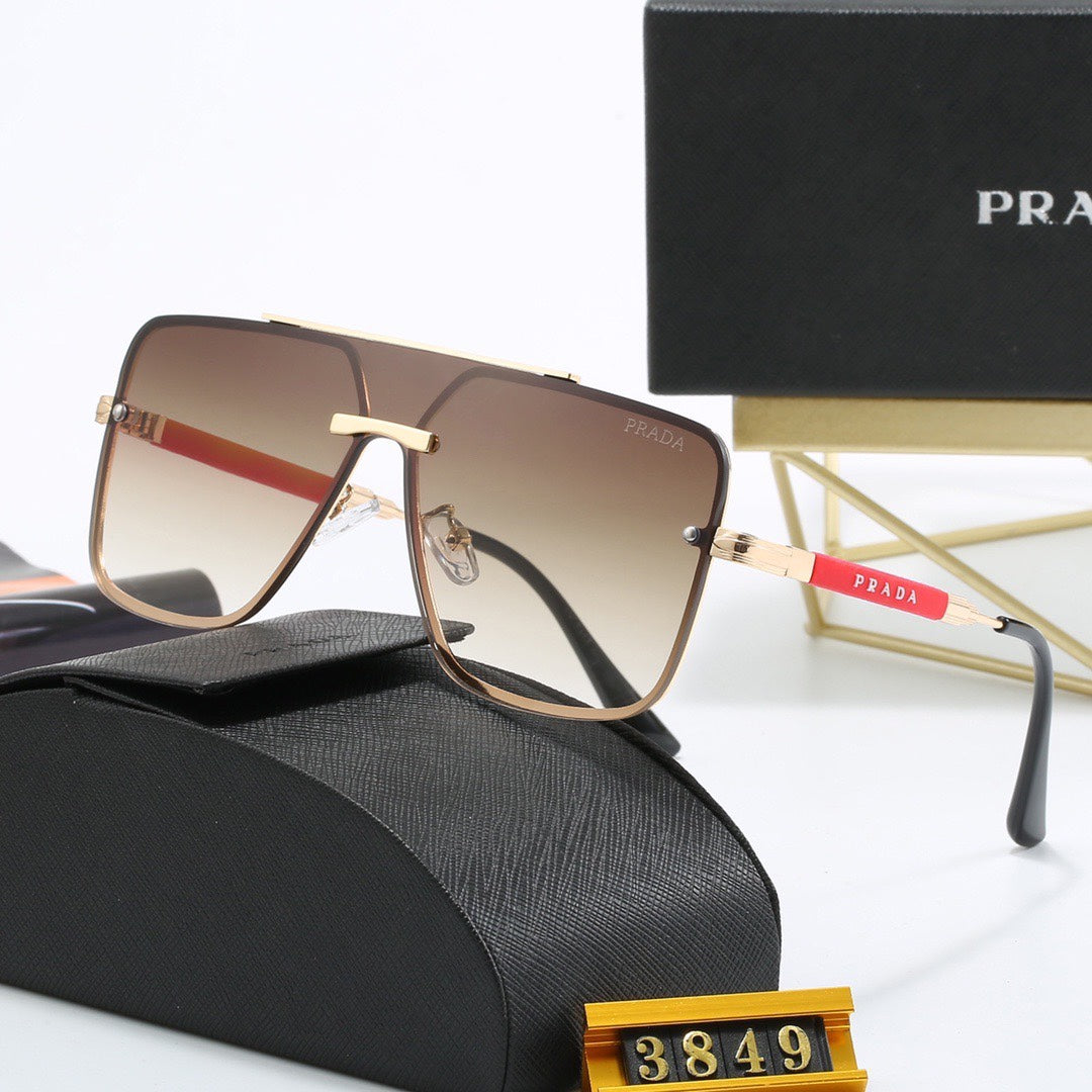 One Piece Coole Metallsonnenbrille